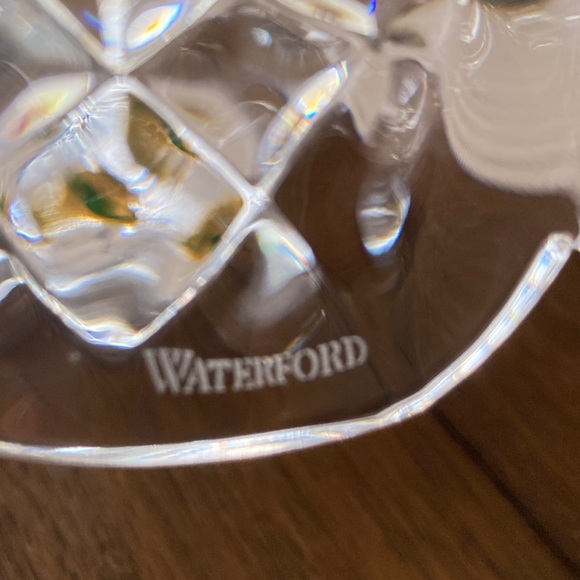 WATERDORD CRYSTAL CANDLE HOLDER SET - Picture 7 of 7